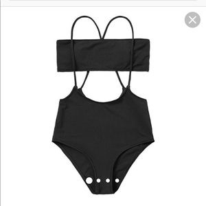 zaful suspender bikini